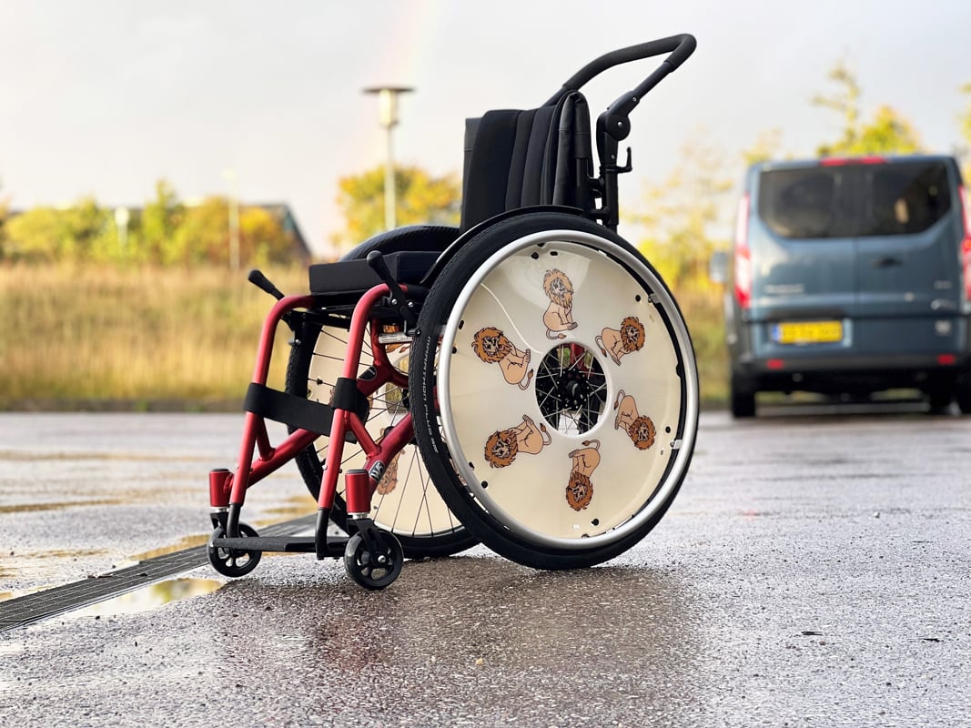 Wolturnus W5 rullestol med spesialdesignede hjul – individuell tilpasning