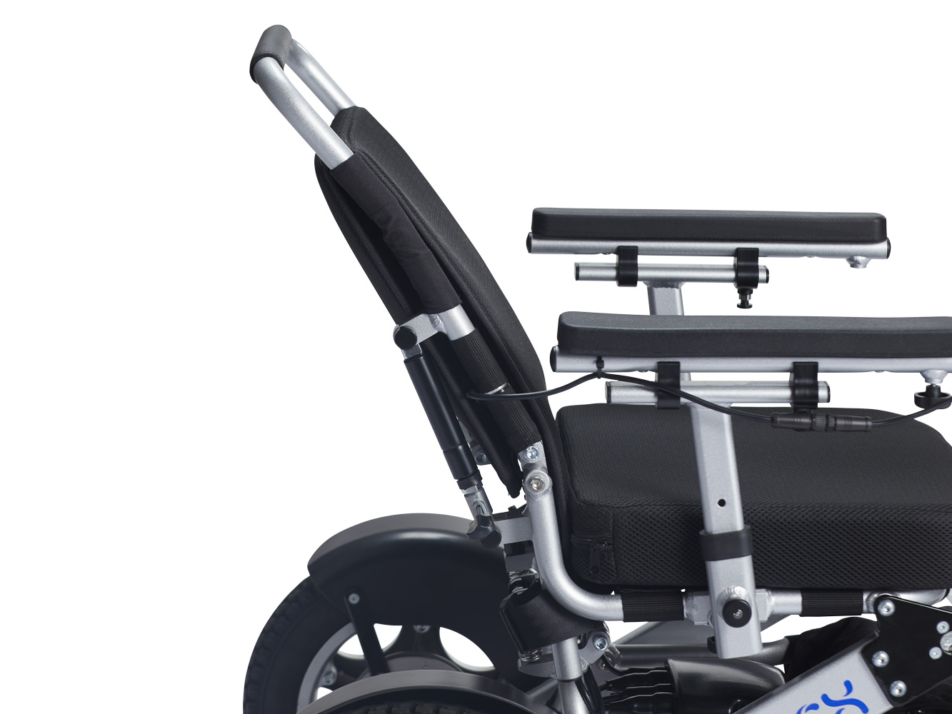 Nærbilde av rygg og armlener på Eloflex K