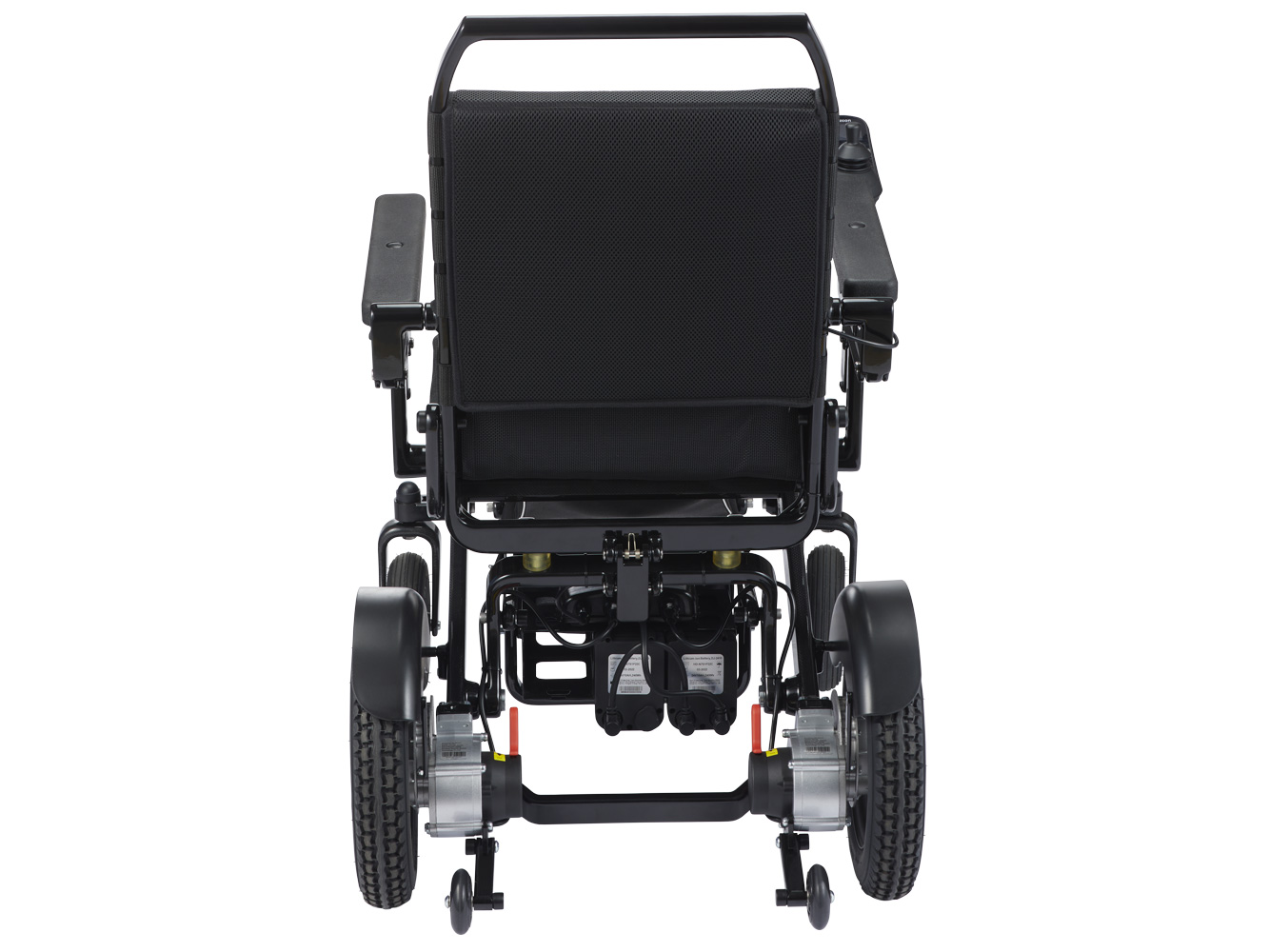 Eloflex Z sett bakfra med hjul og ramme