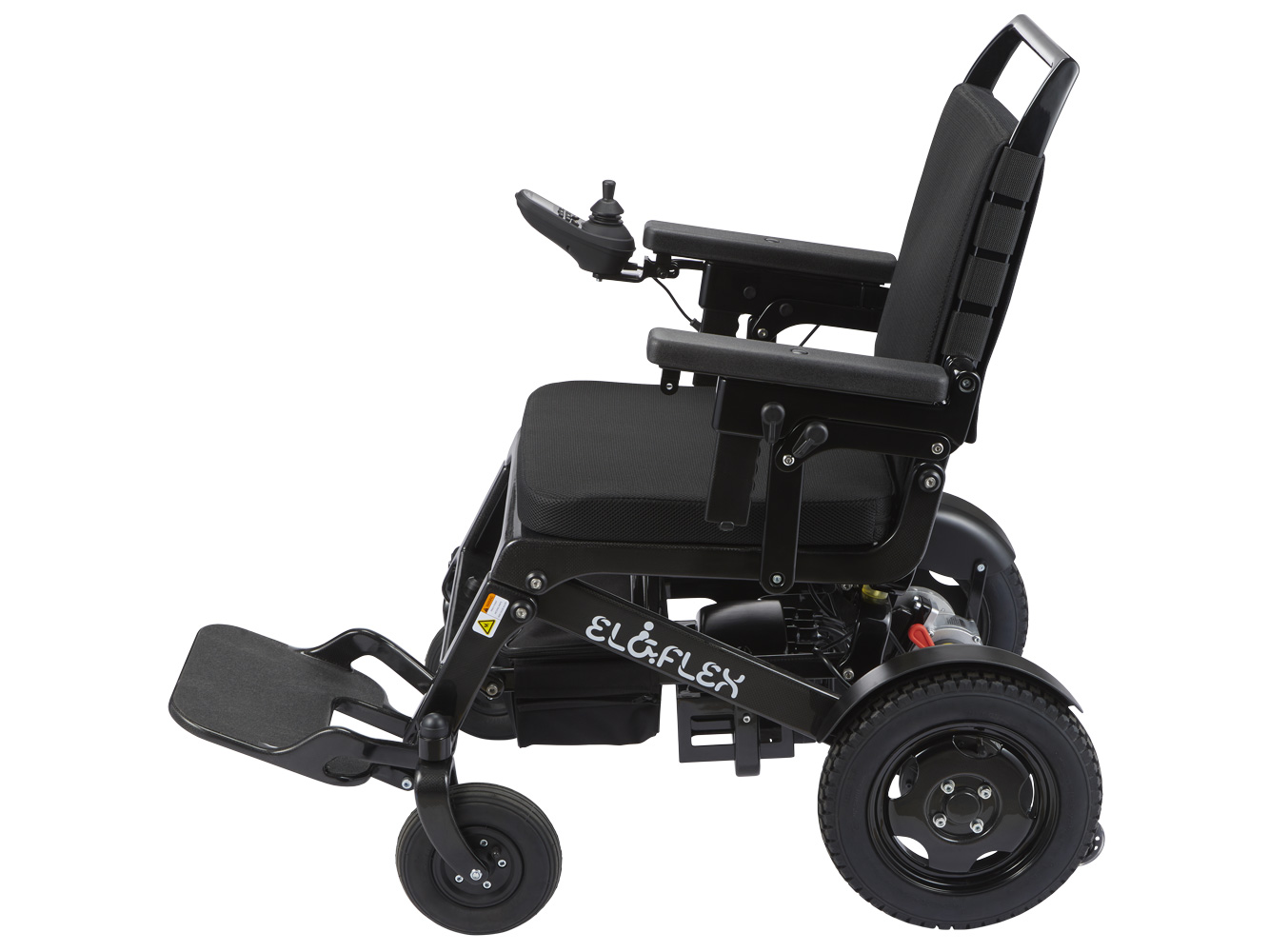 Eloflex Z elektrisk rullestol sett fra siden