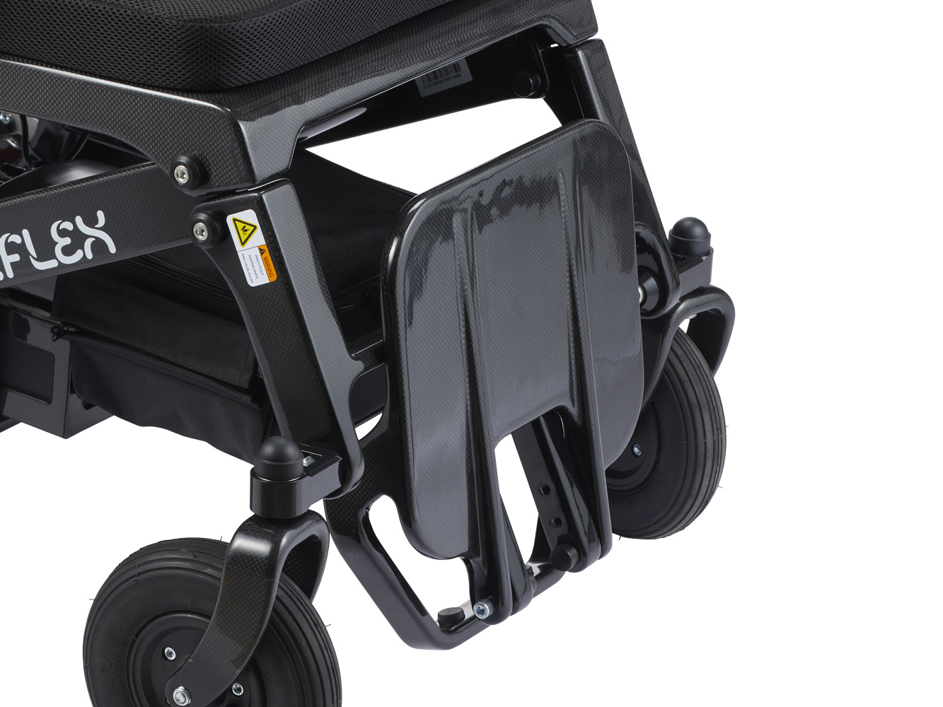 Nærbilde av fotstøtte og front på Eloflex Z